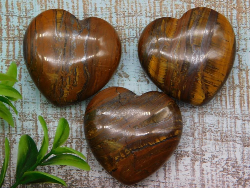 TIGER IRON HEARTS ROCK STONE LAPIDARY SPECIMEN: TIGER IRON HEARTS ROCK STONE LAPIDARY SPECIMEN