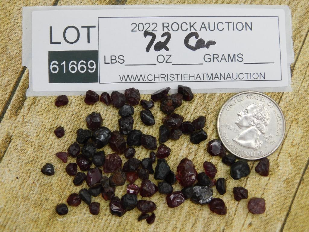 GARNET ROCK STONE LAPIDARY SPECIMEN - 2