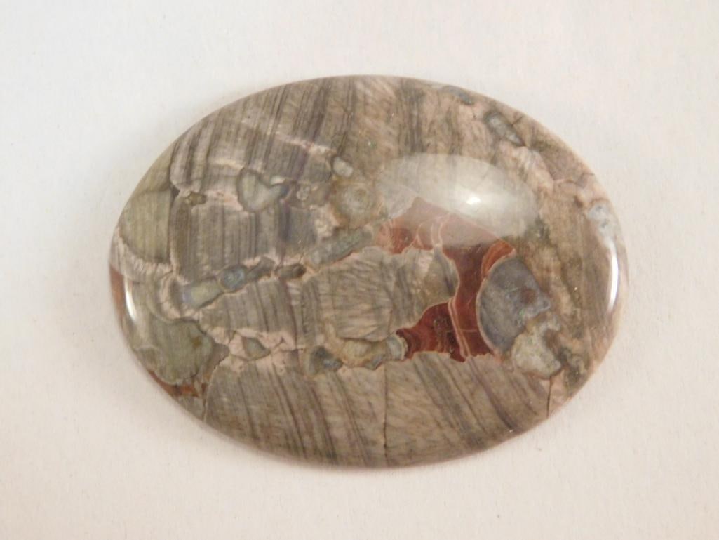 MUSHROOM RHYOLITE CABOCHON ROCK STONE LAPIDARY SPECIMEN: MUSHROOM RHYOLITE CABOCHON ROCK STONE LAPIDARY SPECIMEN