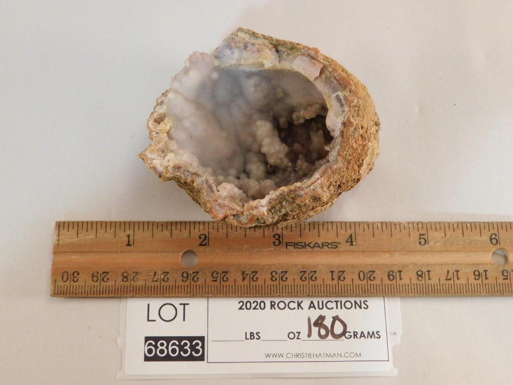 CAVE GEODE ROCK STONE LAPIDARY SPECIMEN - 2