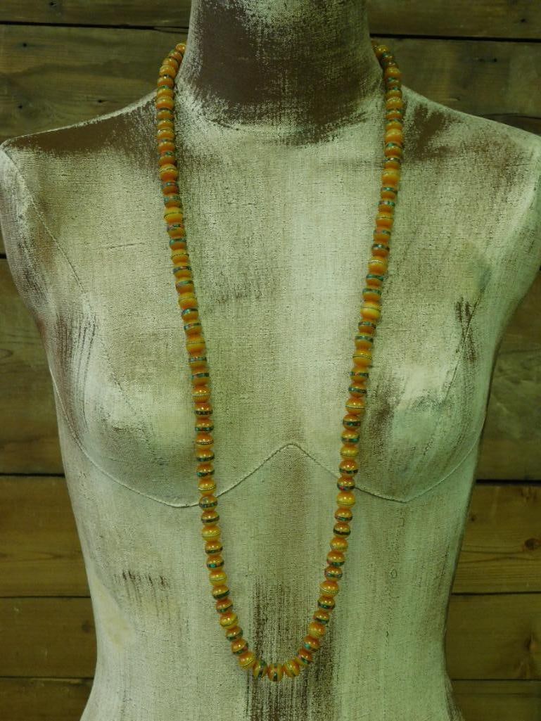 AFRICAN TRADE BEADS ROCK STONE LAPIDARY SPECIMEN: AFRICAN TRADE BEADS ROCK STONE LAPIDARY SPECIMEN