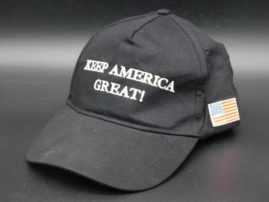 BLACK KEEP AMERICA GREAT DONALD TRUMP HAT (1 of 1)