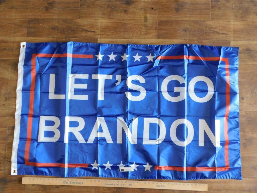 LETS GO BRANDON BLUE FLAG - 2