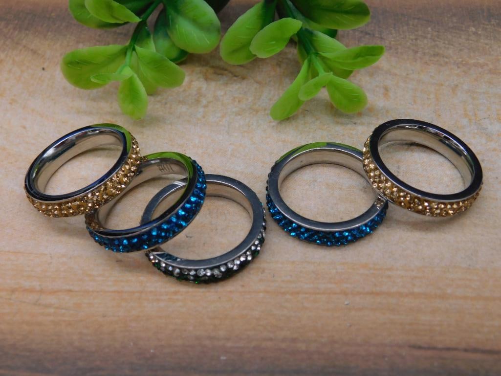 STONE RINGS ROCK STONE LAPIDARY SPECIMEN: STONE RINGS ROCK STONE LAPIDARY SPECIMEN