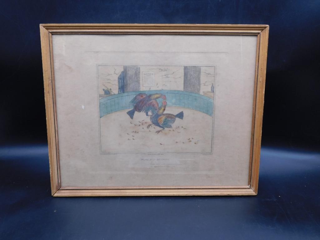 18X12 FRAMED PICTURE VINTAGE ANTIQUE COLLECTIBLE (1 of 3)