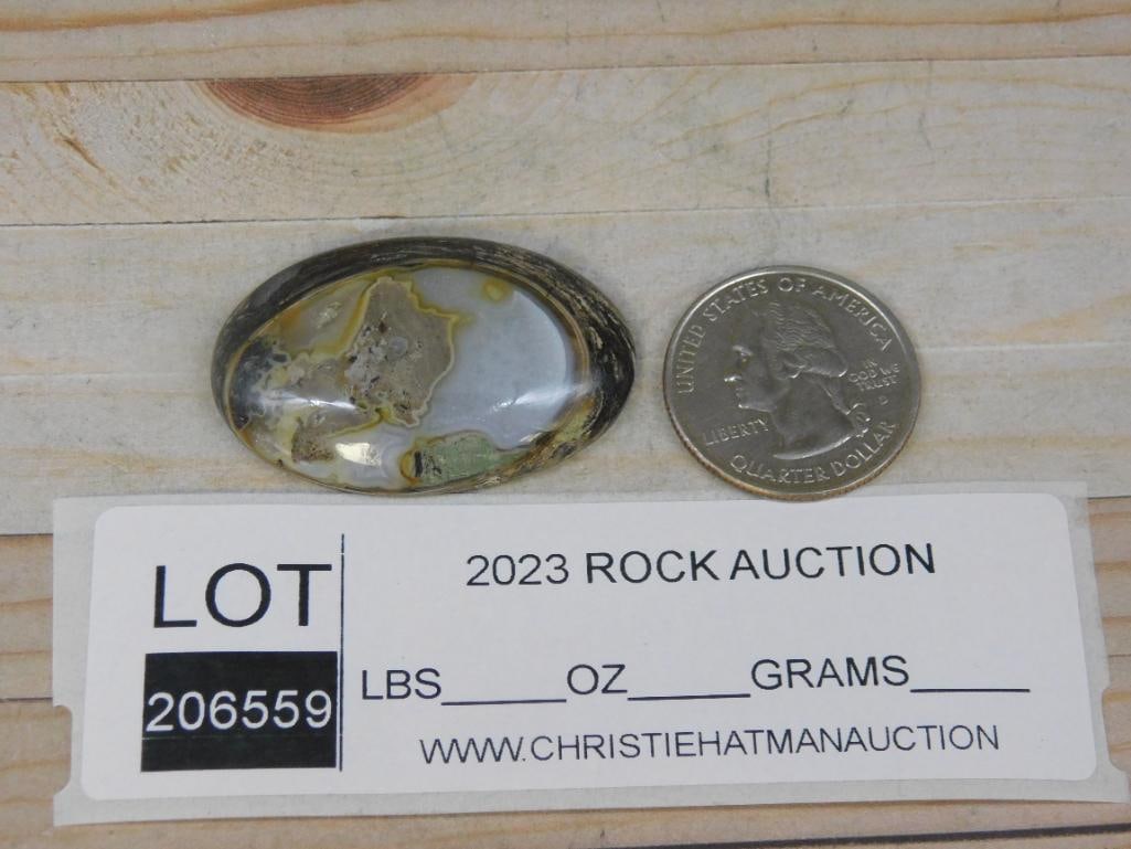 CABOCHON ROCK STONE LAPIDARY SPECIMEN - 2