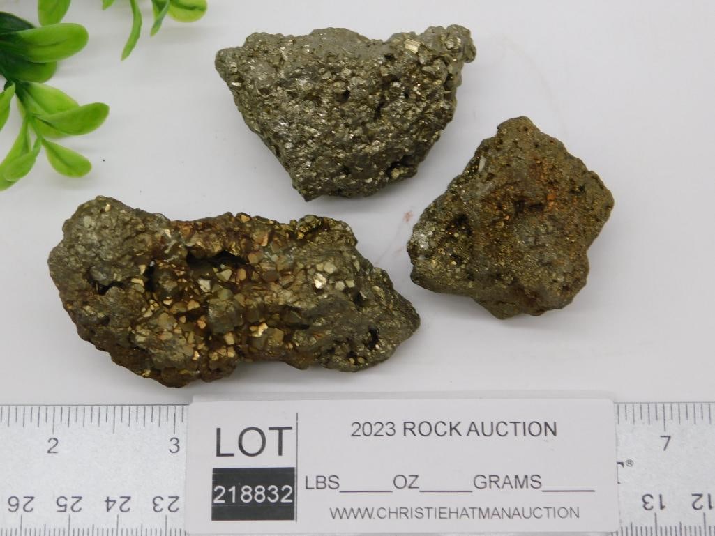 PYRITE ROCK STONE LAPIDARY SPECIMEN - 2