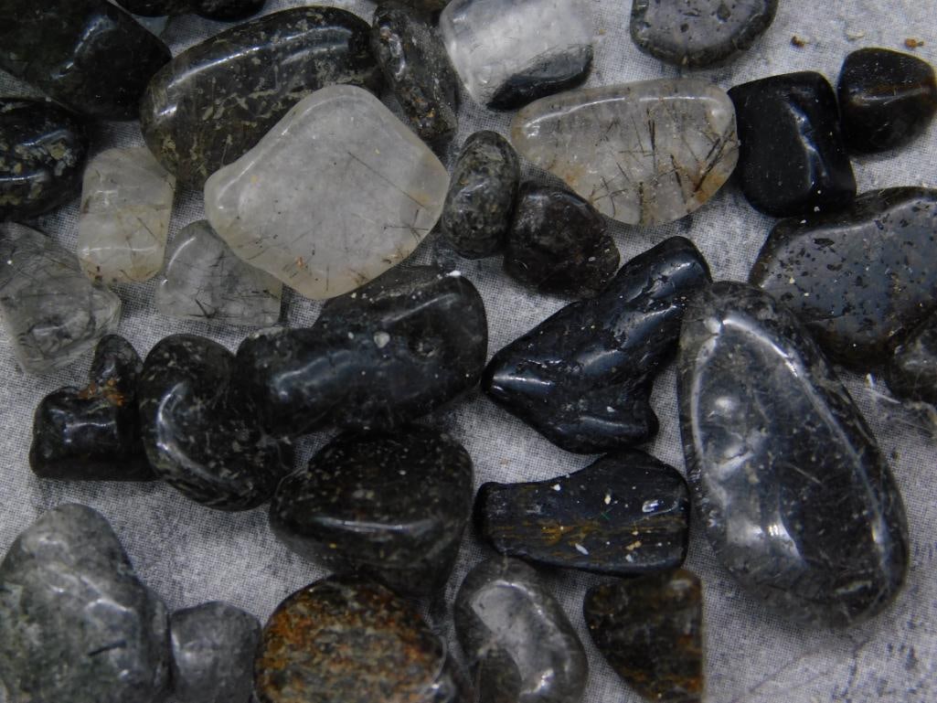 STONE CHIPS ROCK STONE LAPIDARY SPECIMEN - 2