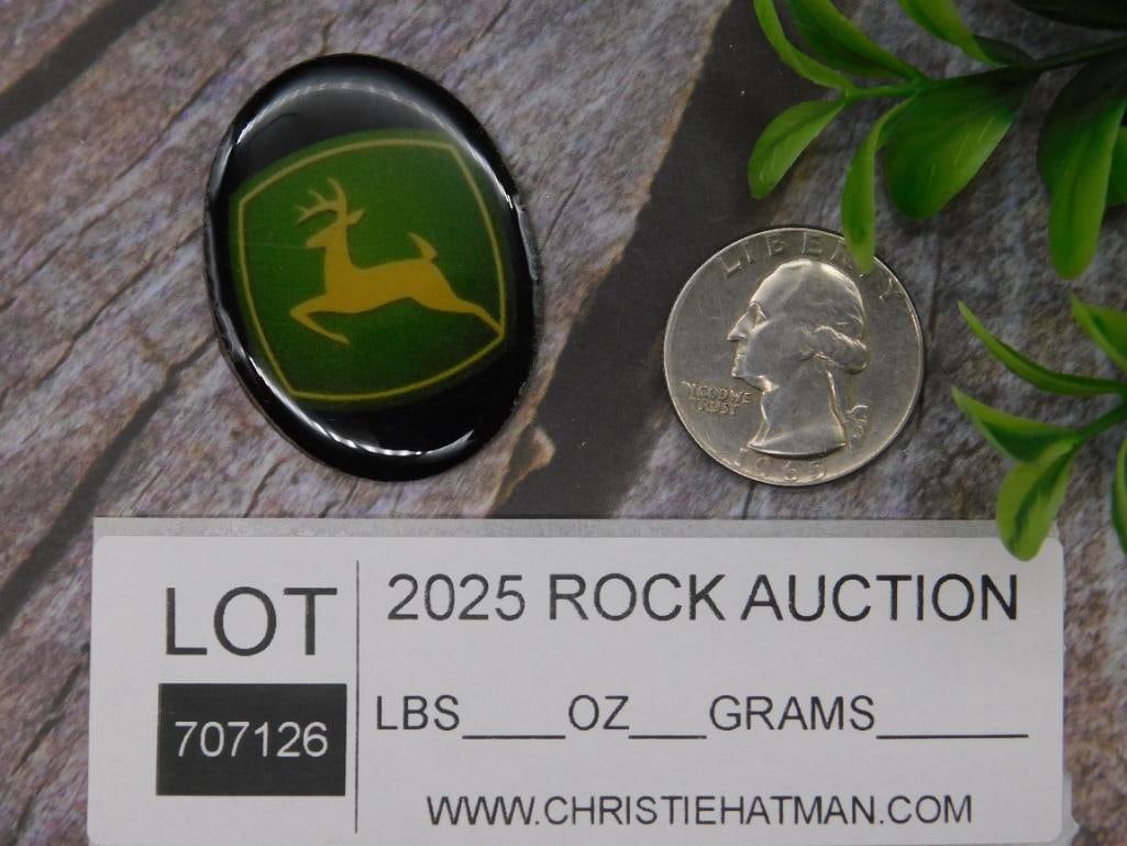 John Deere Emblem Cabochon - 2