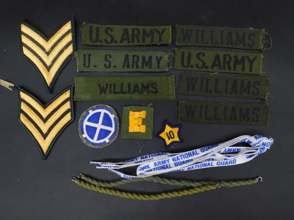 Collection of U.S. Army Insignia and Accessories: Collection of U.S. Army Insignia and Accessories