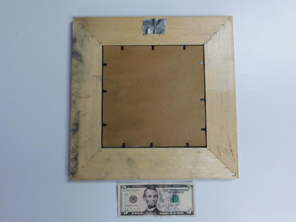 Framed Grapes Decorative Sign - 2