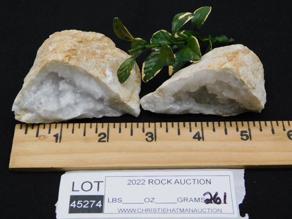 GEODE ROCK STONE LAPIDARY SPECIMEN - 2