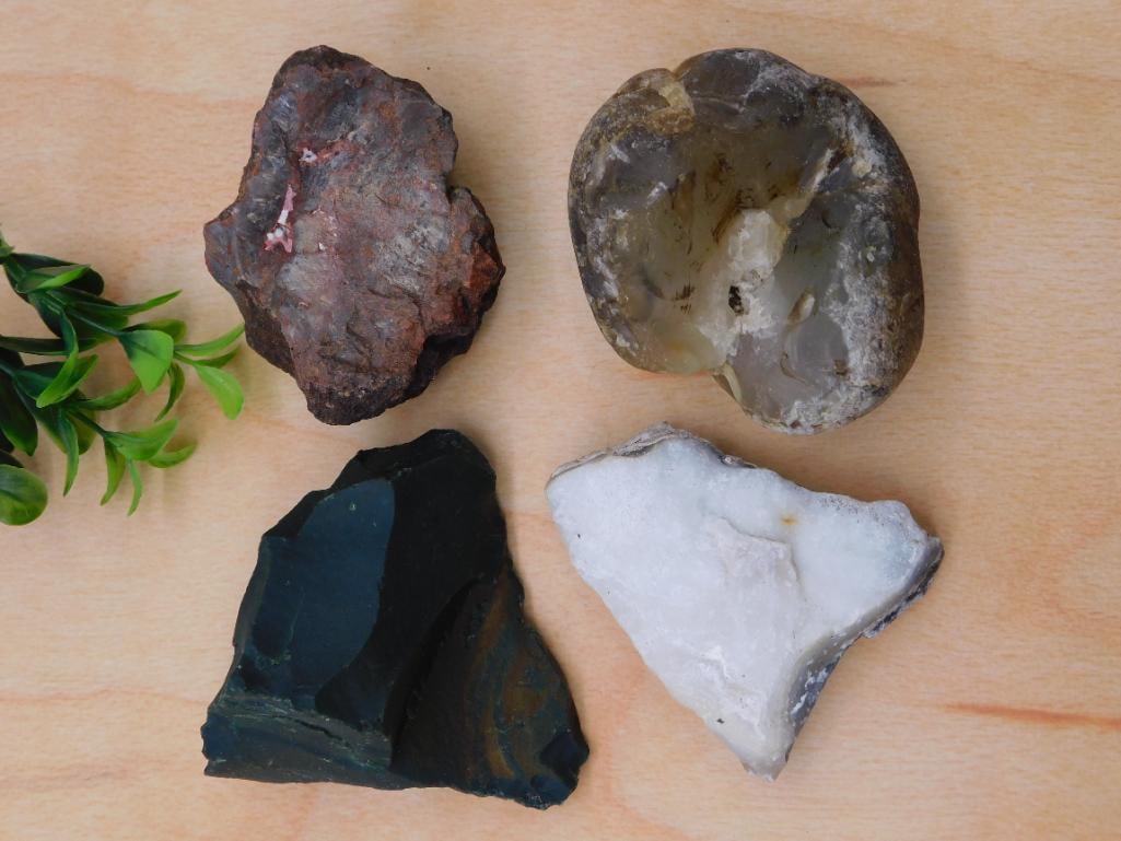 MIXED STONE LOT ROCK STONE LAPIDARY SPECIMEN: MIXED STONE LOT ROCK STONE LAPIDARY SPECIMEN