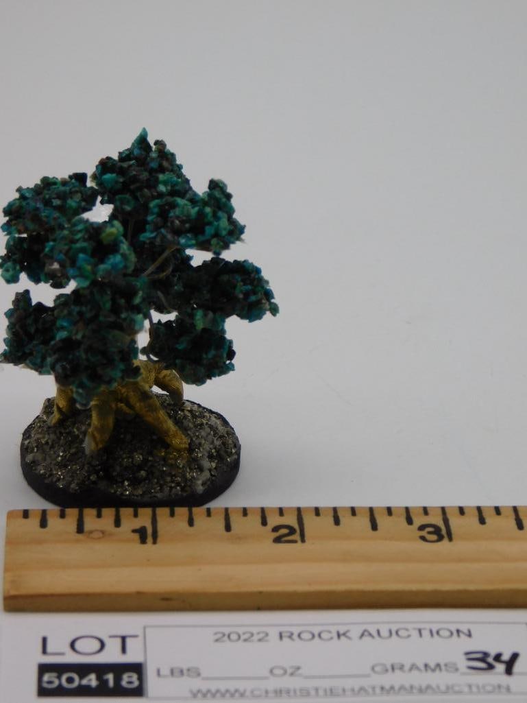 CHRYSOCOLLA TREE ROCK STONE LAPIDARY SPECIMEN - 2