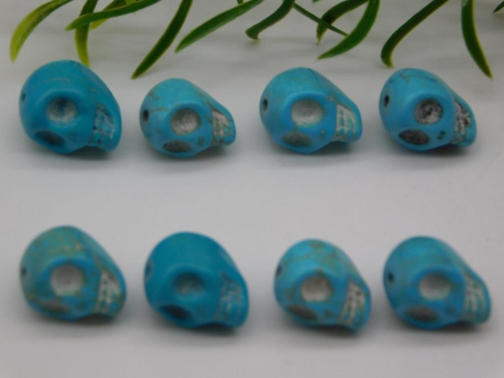 CINNIBAR SKULL BEADS ROCK STONE LAPIDARY SPECIMEN: CINNIBAR SKULL BEADS ROCK STONE LAPIDARY SPECIMEN