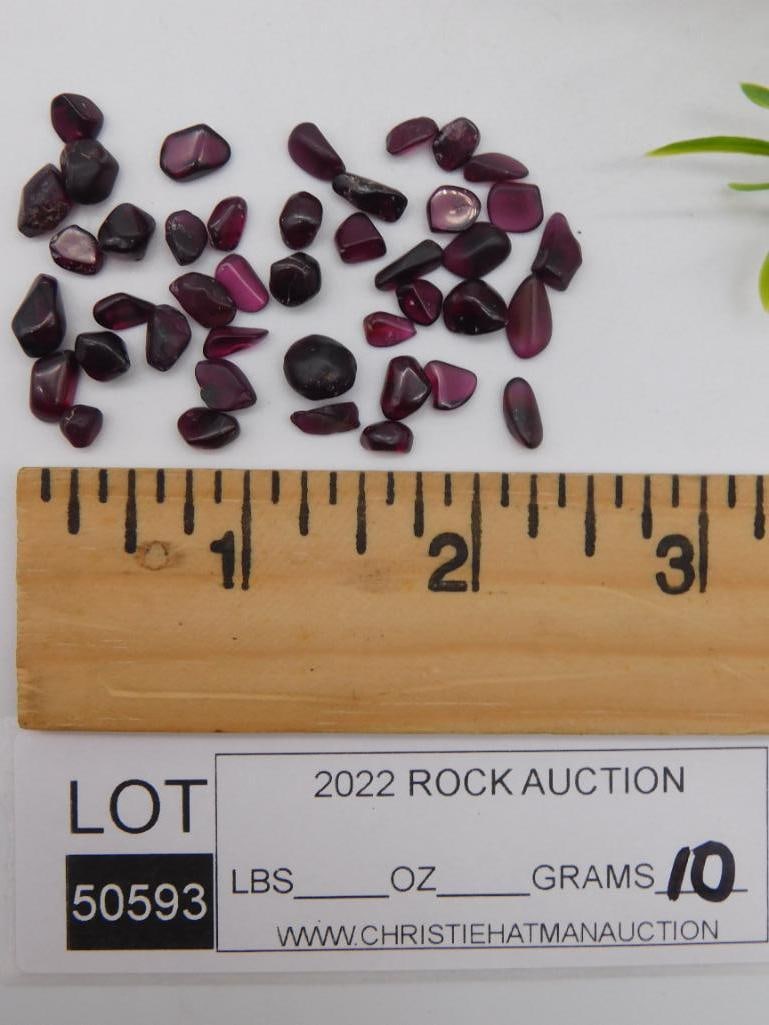 GARNET ROCK STONE LAPIDARY SPECIMEN - 2