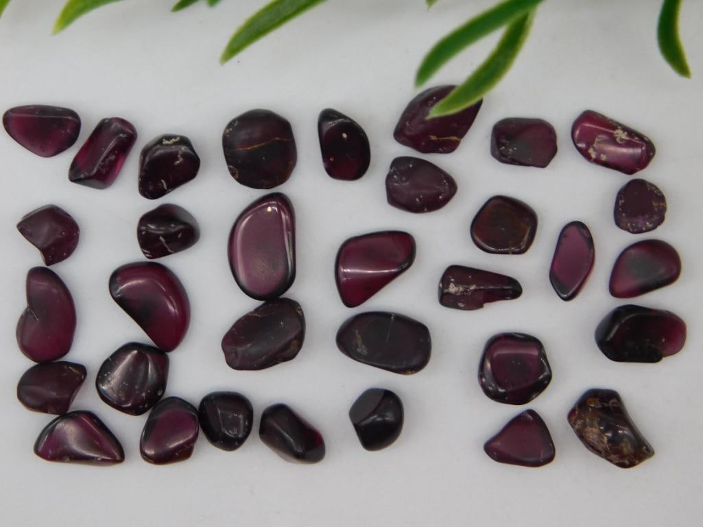 GARNET ROCK STONE LAPIDARY SPECIMEN: GARNET ROCK STONE LAPIDARY SPECIMEN