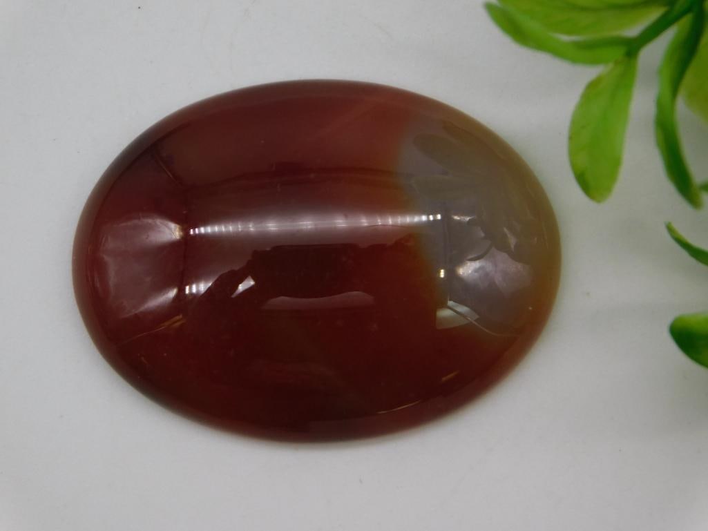 CARNELIAN CABOCHON ROCK STONE LAPIDARY SPECIMEN: CARNELIAN CABOCHON ROCK STONE LAPIDARY SPECIMEN