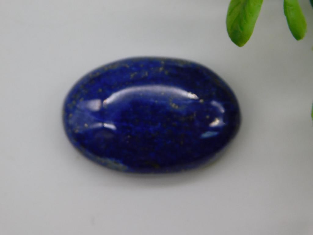 LAPIS LAZULI CABOCHON ROCK STONE LAPIDARY SPECIMEN: LAPIS LAZULI CABOCHON ROCK STONE LAPIDARY SPECIMEN