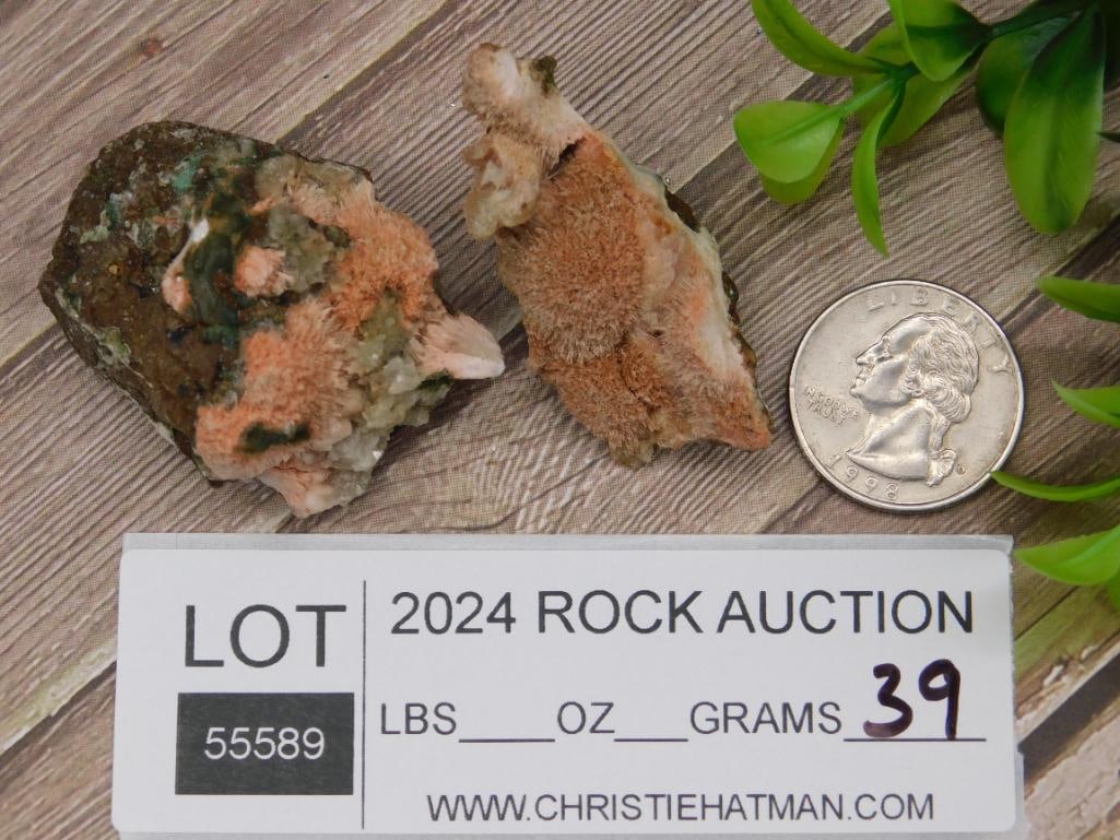 THOMPSONITE ROCK STONE LAPIDARY SPECIMEN - 2