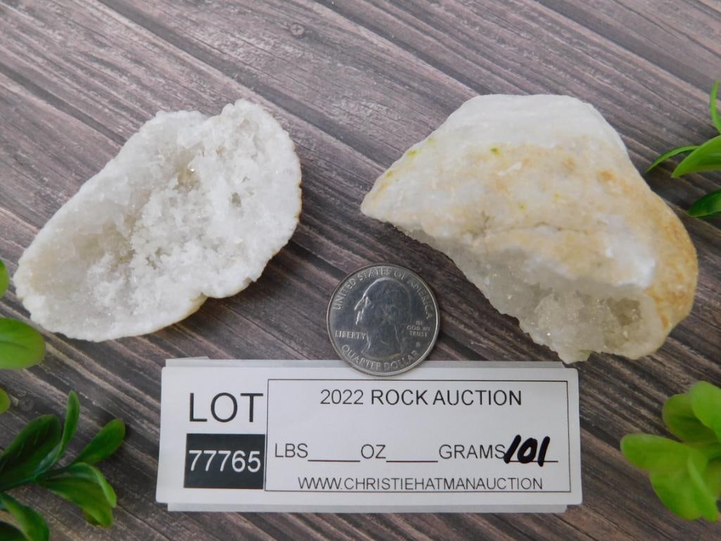 GEODE ROCK STONE LAPIDARY SPECIMEN - 2