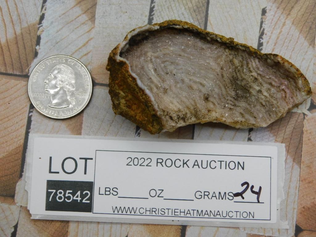 CAVE GEODE ROCK STONE LAPIDARY SPECIMEN - 2