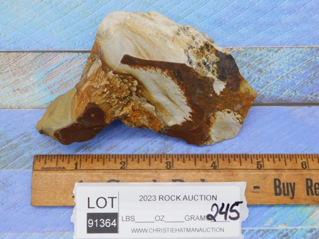 JASPER ROCK STONE LAPIDARY SPECIMEN - 2