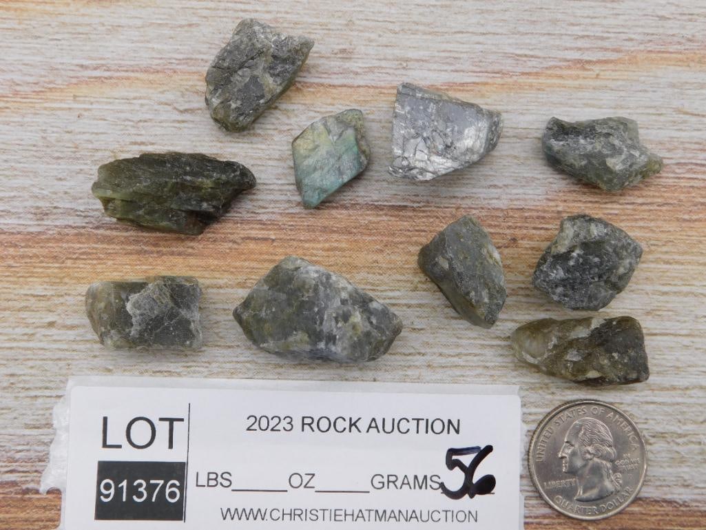 LABRADORITE ROCK STONE LAPIDARY SPECIMEN - 2