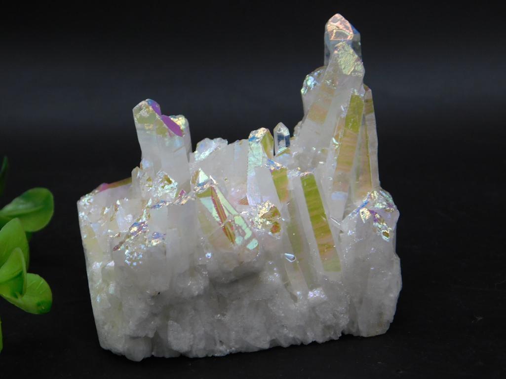 ANGEL AURA QUARTZ ROCK STONE LAPIDARY SPECIMEN: ANGEL AURA QUARTZ ROCK STONE LAPIDARY SPECIMEN