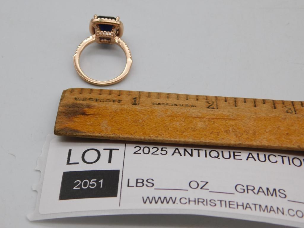 STONE RING ROCK STONE LAPIDARY SPECIMEN - 6