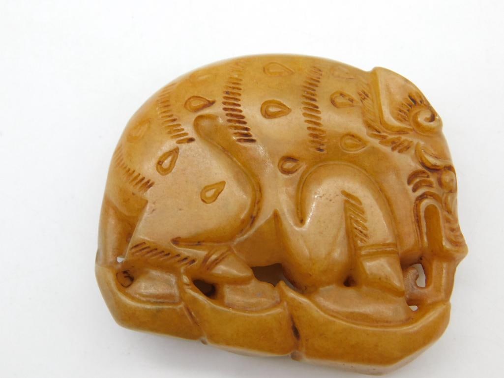 CARVED JADE ROCK STONE LAPIDARY SPECIMEN: CARVED JADE ROCK STONE LAPIDARY SPECIMEN