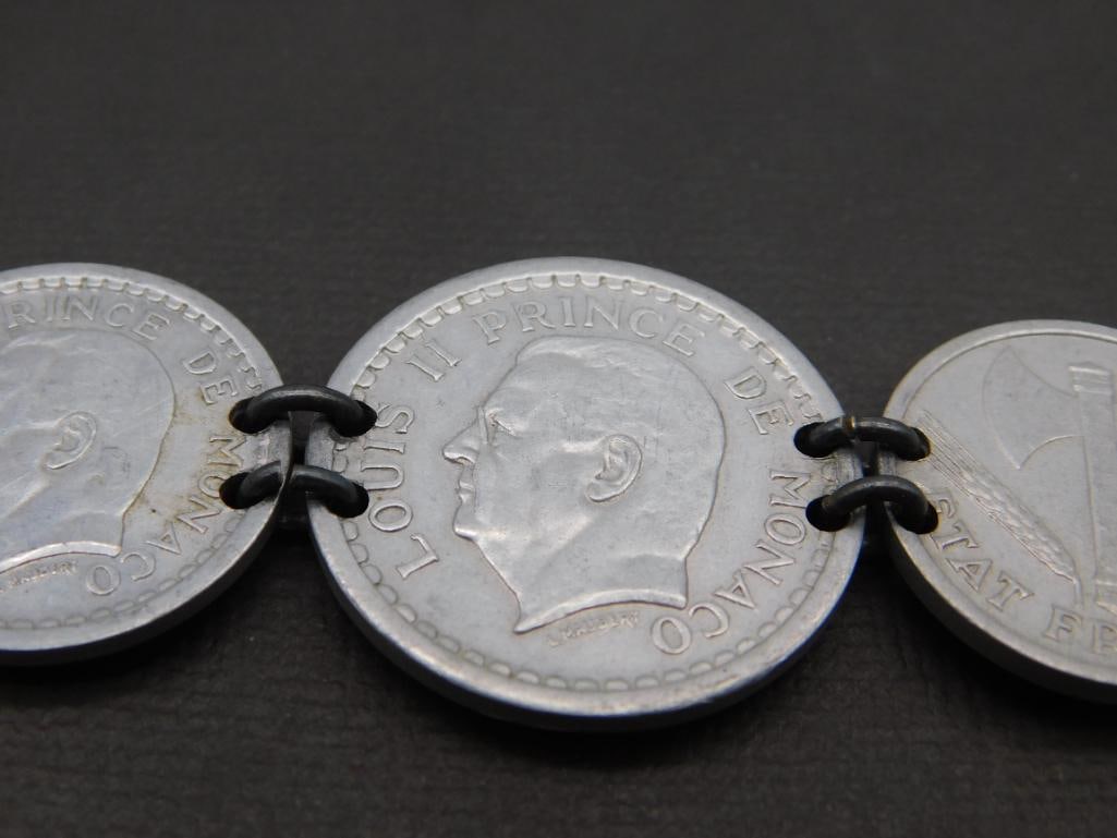 VINTAGE COIN BRACELET: VINTAGE COIN BRACELET