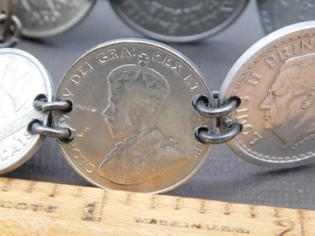 VINTAGE COIN BRACELET - 9