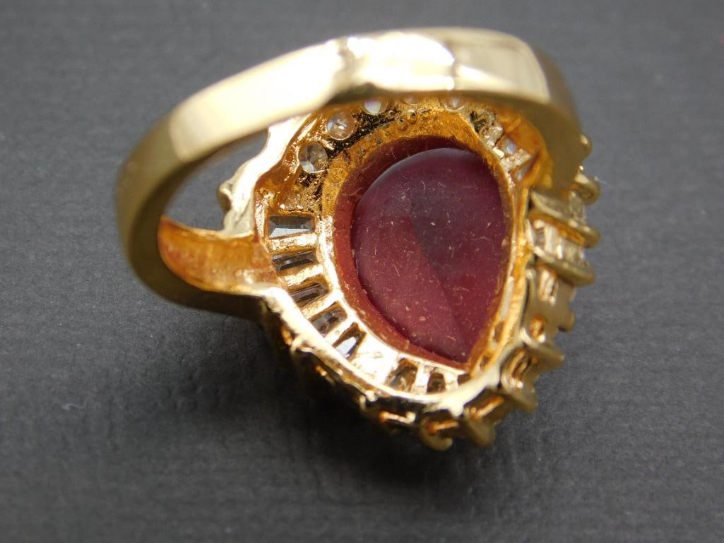 STONE FASHION RING - 2