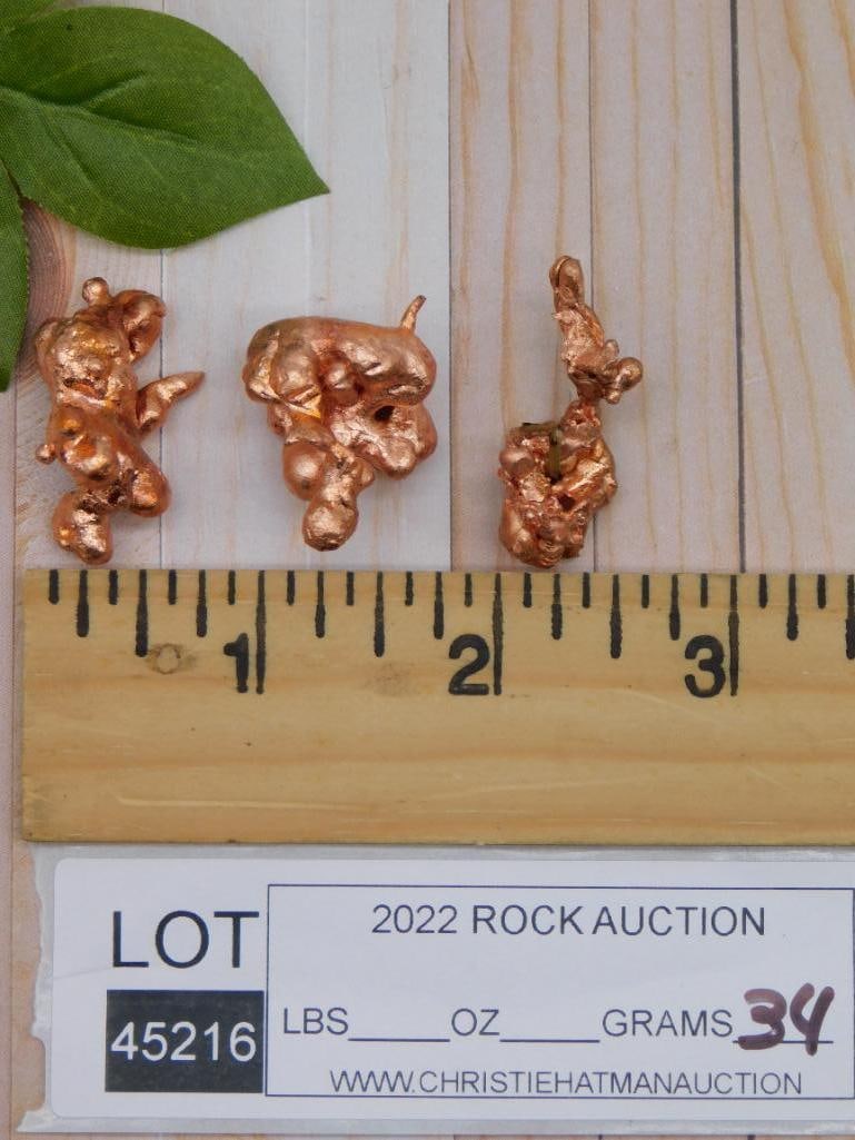 COPPER STATUES ROCK STONE LAPIDARY SPECIMEN - 2