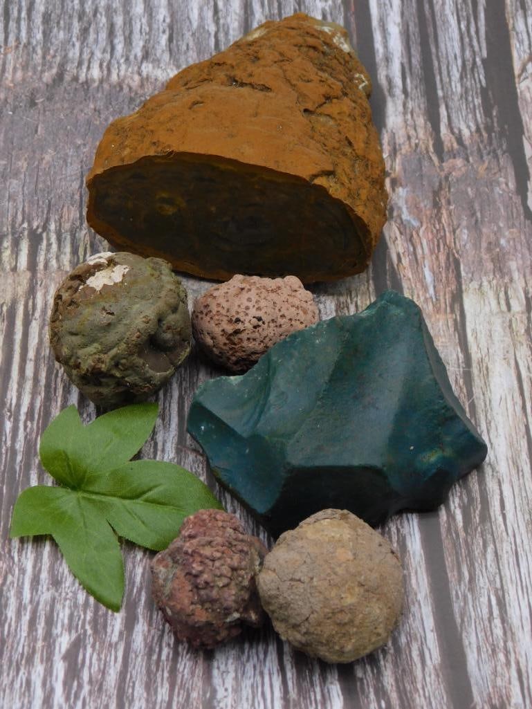 2 POUND MIXED STONE LOT ROCK STONE LAPIDARY SPECIMEN (1 of 2)