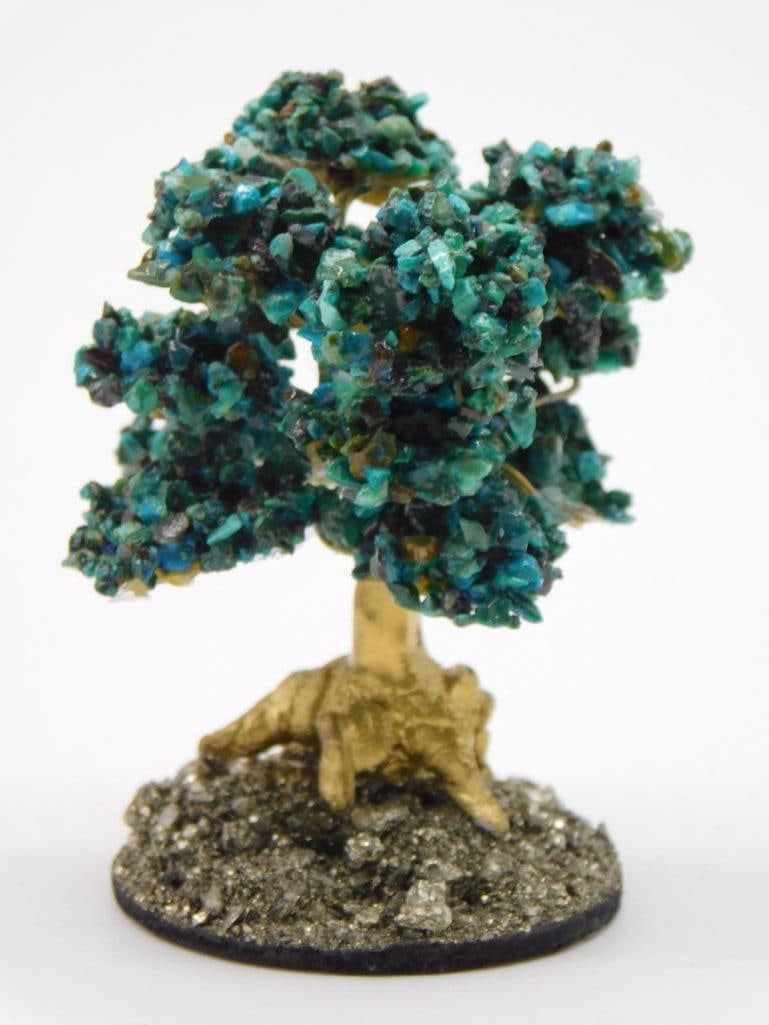 CHRYSOCOLLA TREE ROCK STONE LAPIDARY SPECIMEN: CHRYSOCOLLA TREE ROCK STONE LAPIDARY SPECIMEN