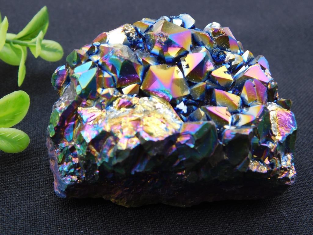 TITANIUM AMETHYST ROCK STONE LAPIDARY SPECIMEN (1 of 2)