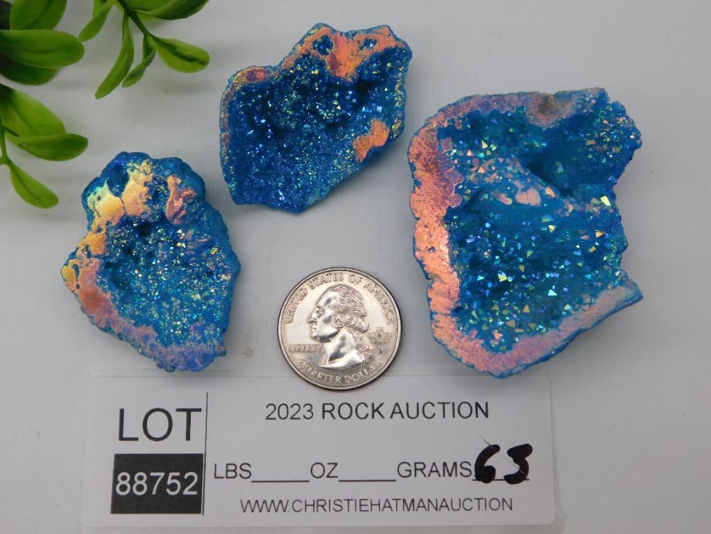 ALIEN EGG GEODE ROCK STONE LAPIDARY SPECIMEN - 2