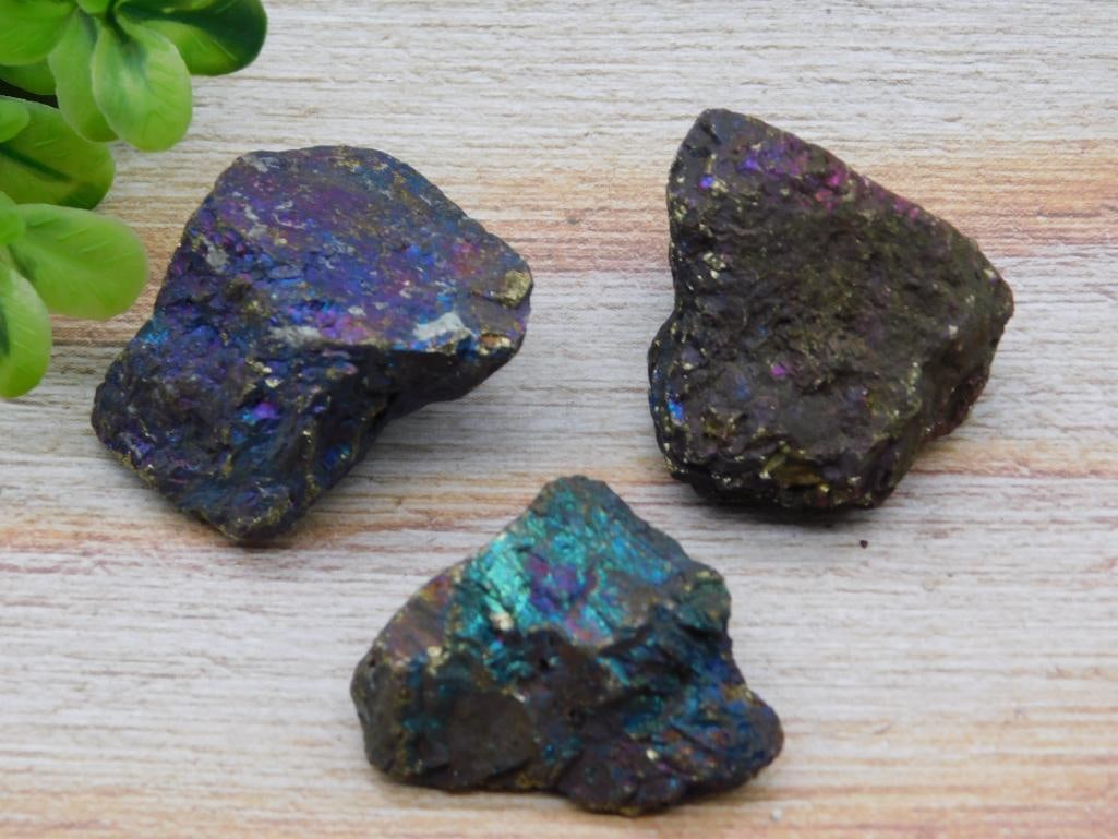 PEACOCK ORE ROCK STONE LAPIDARY SPECIMEN: PEACOCK ORE ROCK STONE LAPIDARY SPECIMEN