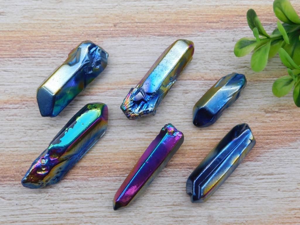 RAINBOW TITANIUM ROCK STONE LAPIDARY SPECIMEN: RAINBOW TITANIUM ROCK STONE LAPIDARY SPECIMEN