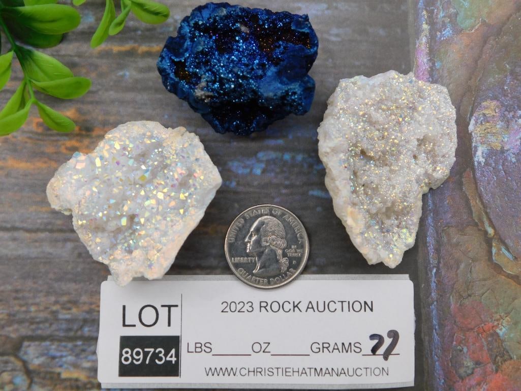 ALIEN EGG GEODE ROCK STONE LAPIDARY SPECIMEN - 2