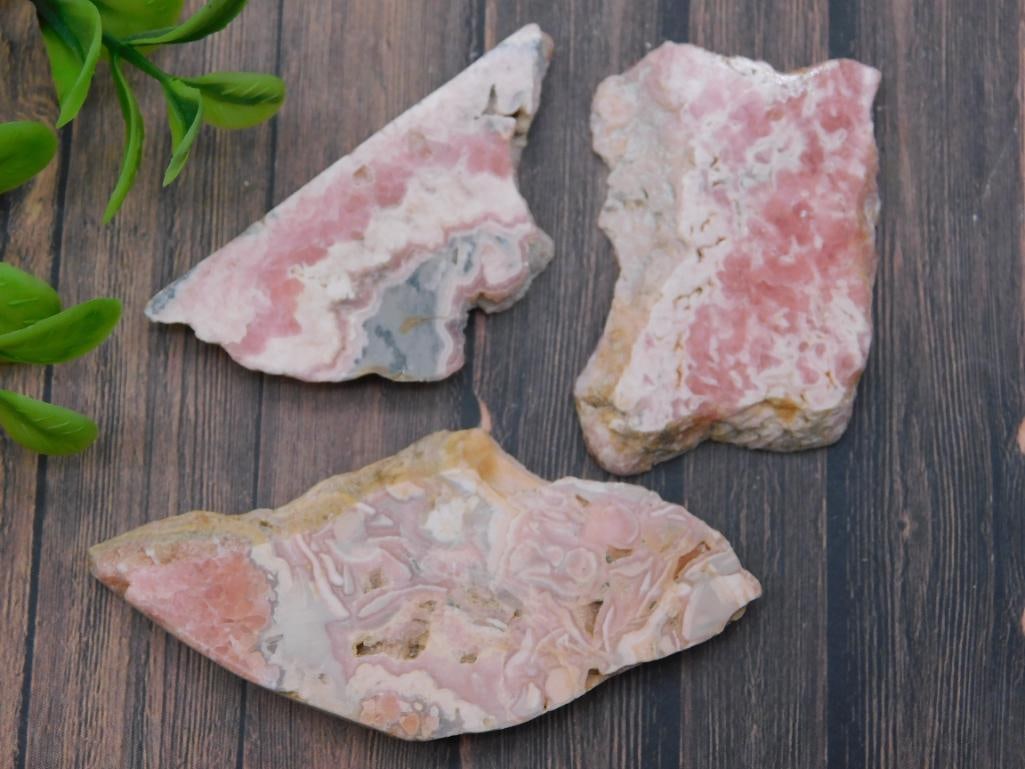 RHODOCHROSITE SLAB ROCK STONE LAPIDARY SPECIMEN: RHODOCHROSITE SLAB ROCK STONE LAPIDARY SPECIMEN