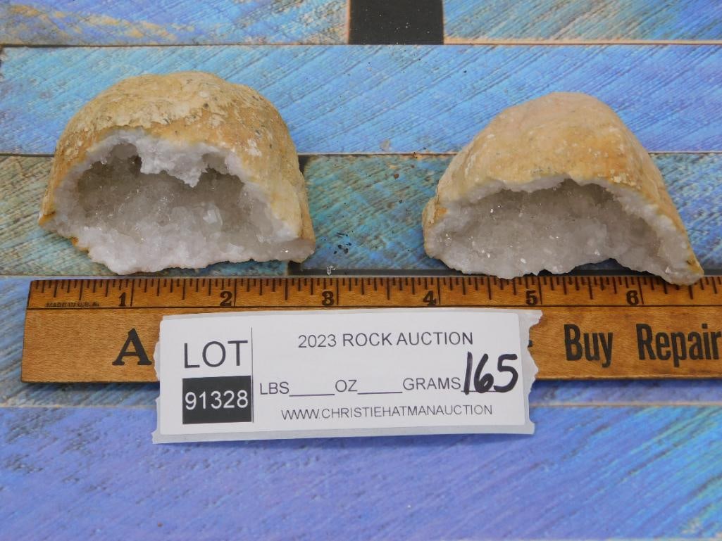 GEODE ROCK STONE LAPIDARY SPECIMEN - 2