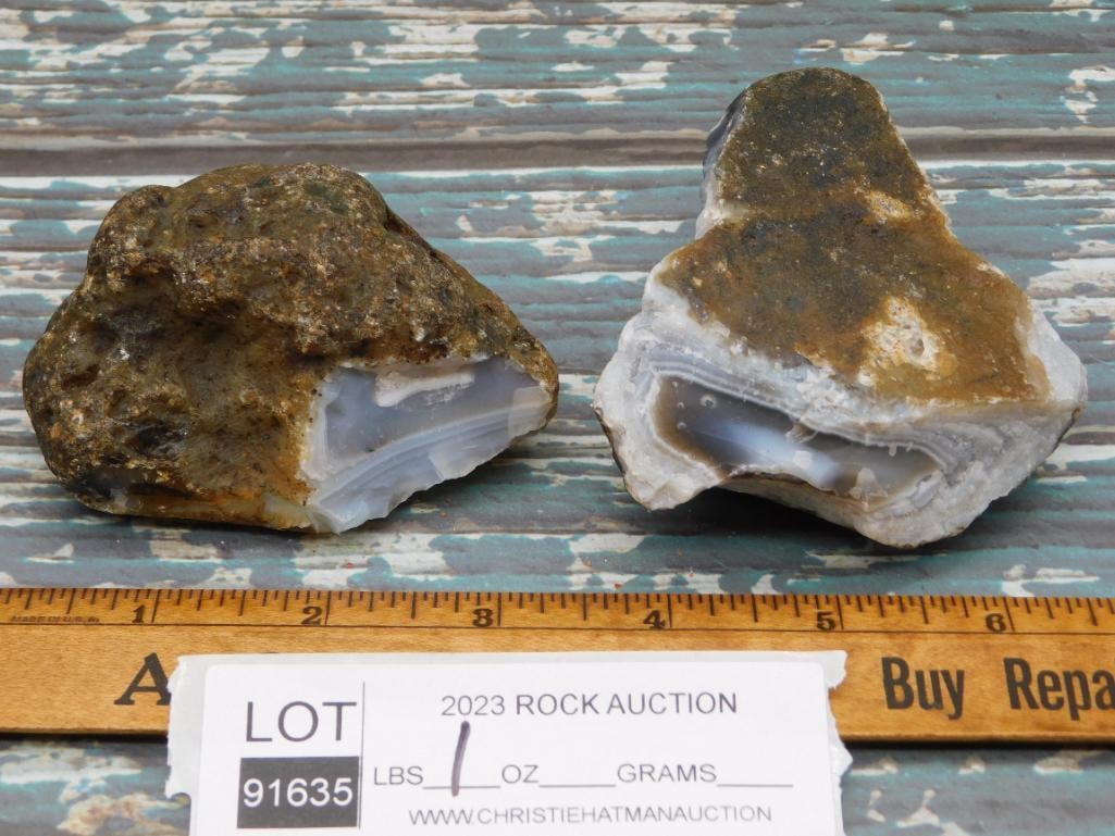 AGATE ROCK STONE LAPIDARY SPECIMEN - 2