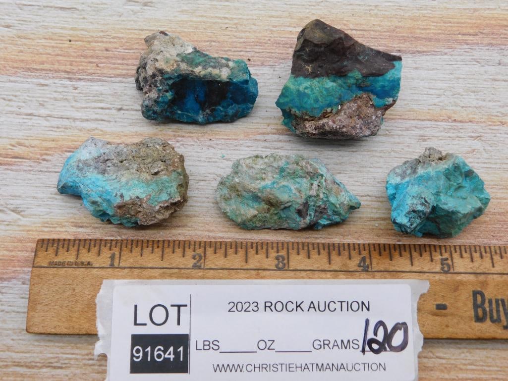 CHRYSOCOLLA ROCK STONE LAPIDARY SPECIMEN - 2