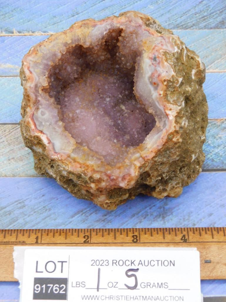 CAVE GEODE ROCK STONE LAPIDARY SPECIMEN - 2