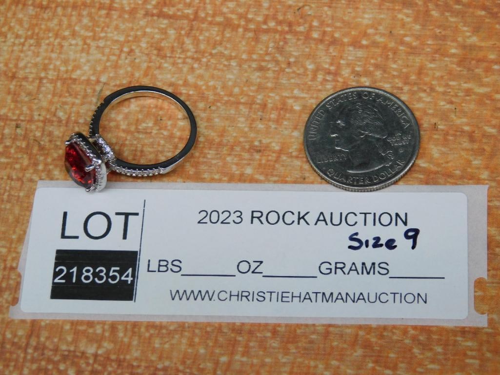 STONE RING ROCK STONE LAPIDARY SPECIMEN - 2