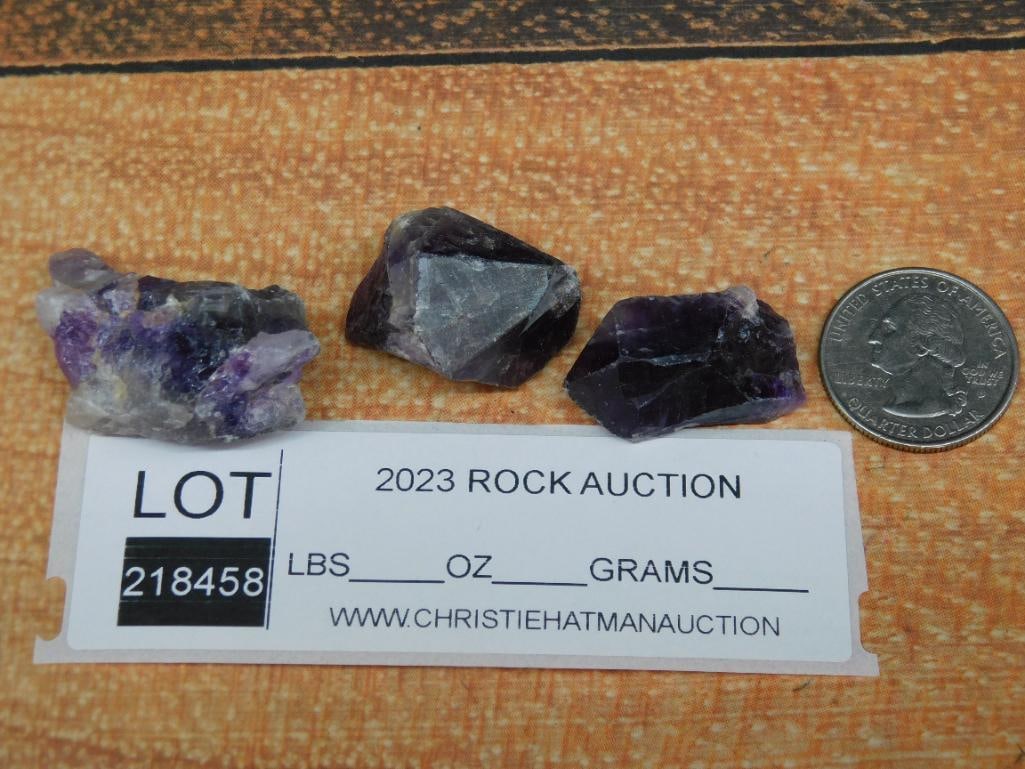 AMETHYST ROCK STONE LAPIDARY SPECIMEN - 2