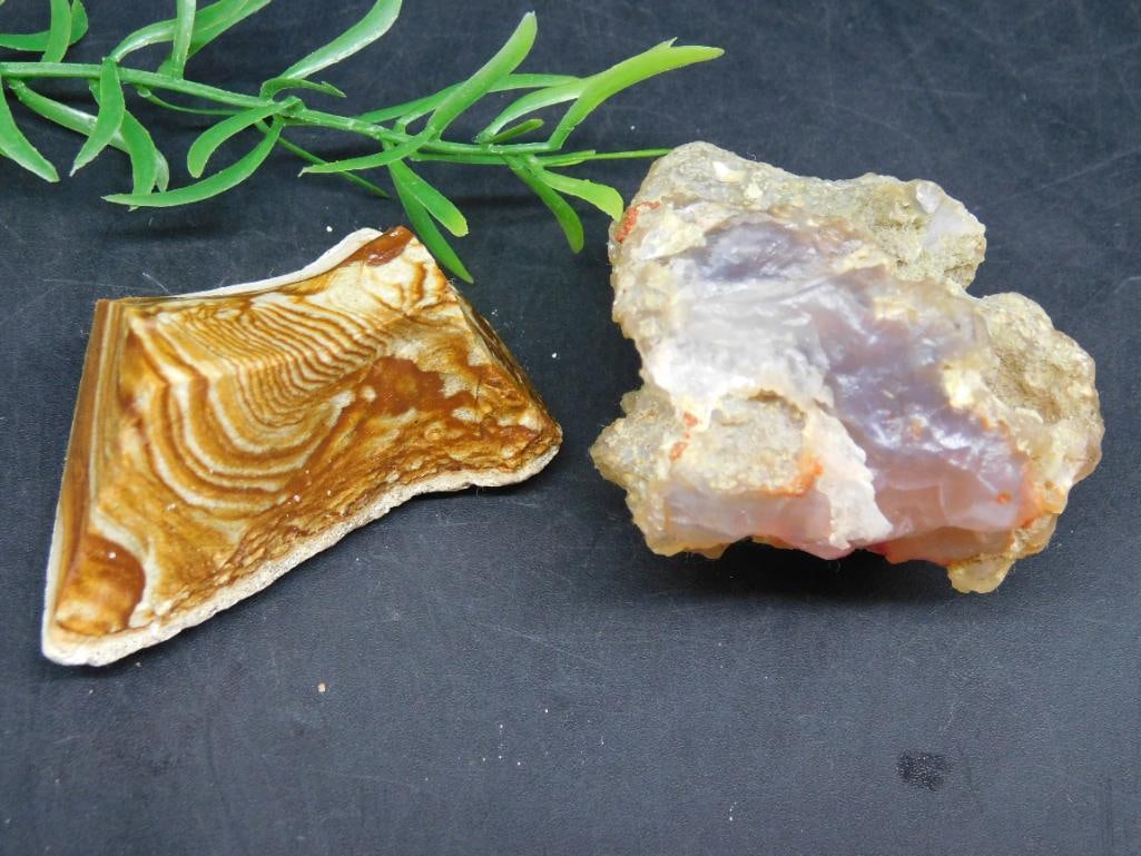 MIXED ROUGH LOT ROCK STONE LAPIDARY SPECIMEN (1 of 2)